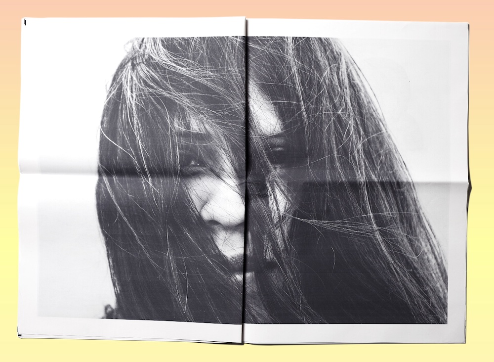 maquette double-page journal